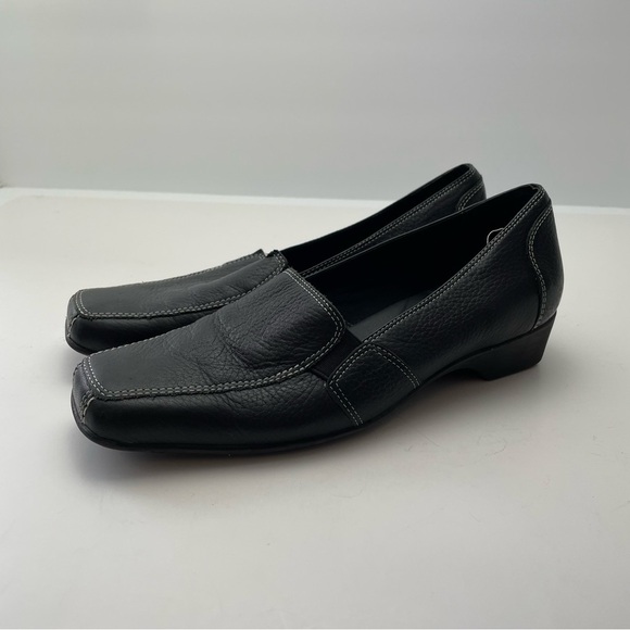 Elite Walking Cradles Black Leather Loafer Style 6M - Picture 10 of 11